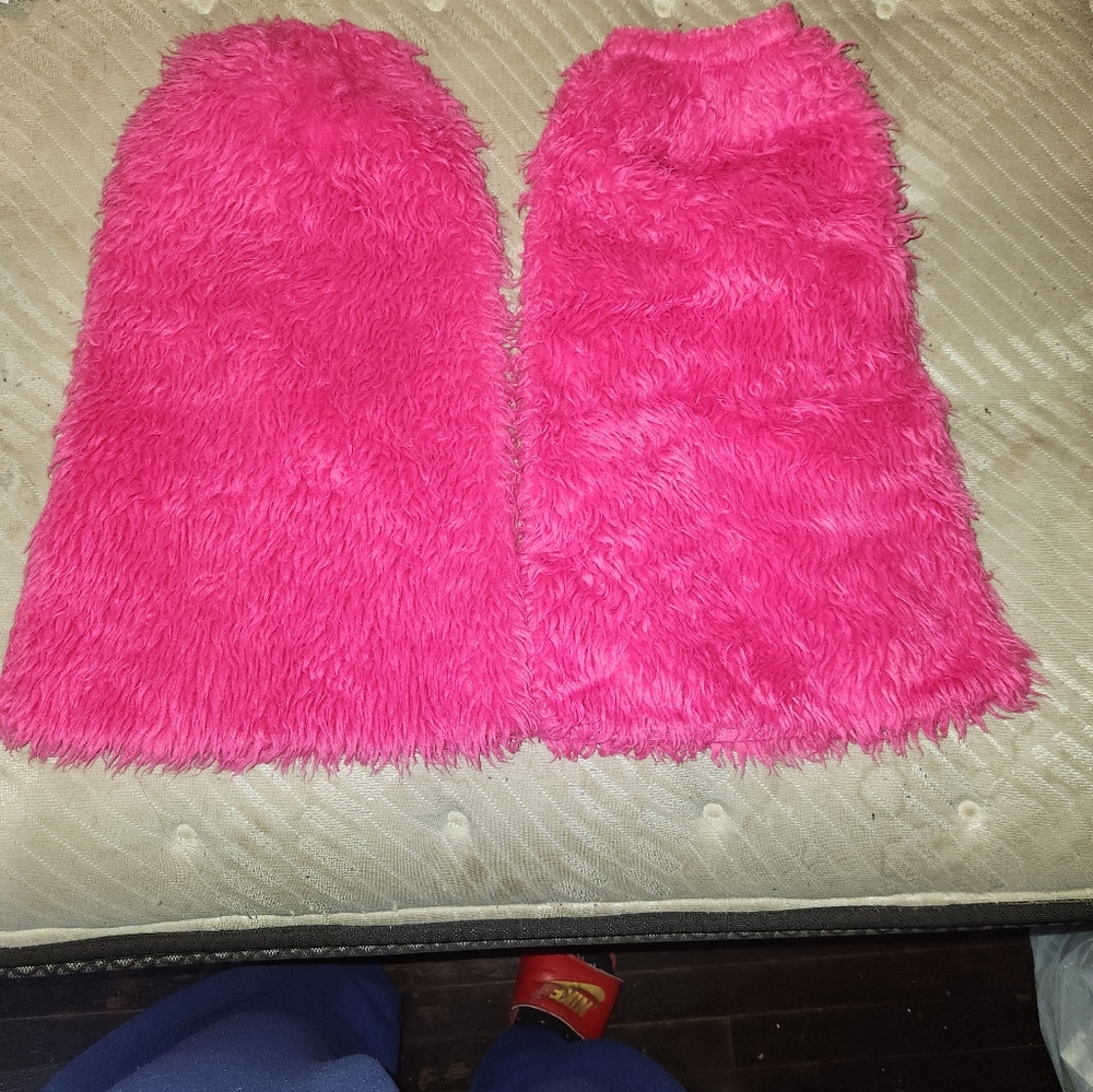 Pink Rave Leg Warmers - Picture 2 of 4